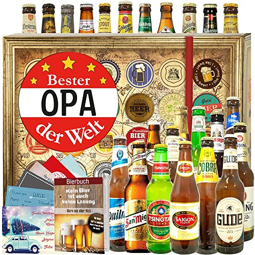 Bester Opa/Adventskalender 2023 Bier/Bier Geschenk Welt und DE von ostprodukte-versand