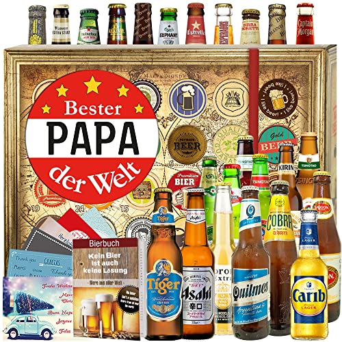 Bester Papa - 24 Biersorten der Welt - Geschenke zum Geburtstag - Bier Geschenk Adventskalender 2024 2025 Bester Papa - 24 Biersorten der Welt - Geschenke zum Geburtstag - Bier Geschenk Adventskalender 2024 2025 von ostprodukte-versand