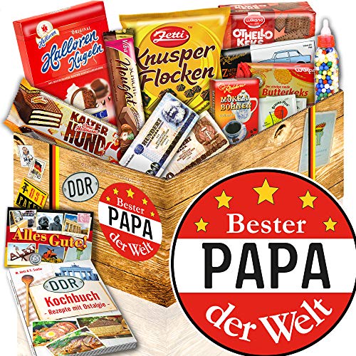 ostprodukte-versand Bester Papa Geschenk + DDR Box - Geschenk für Papa Traditionsprodukte von ostprodukte-versand