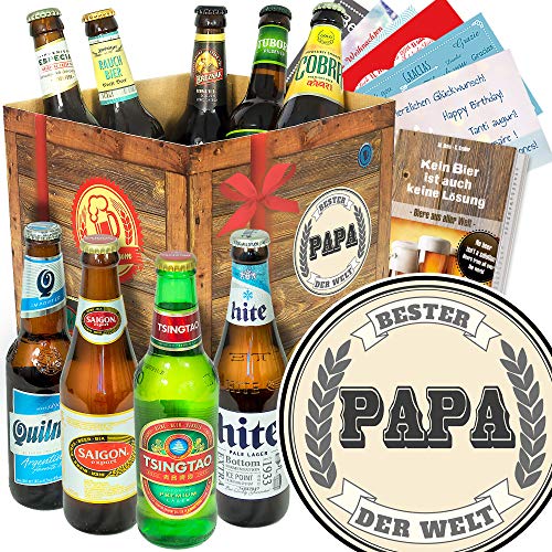 Bester Papa der Welt/Biere aus aller Welt/Geschenk für Papa von ostprodukte-versand