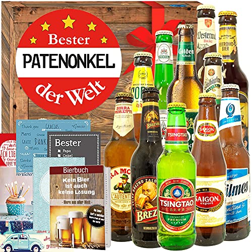 Bester Patenonkel ++ 12x Bier Welt und DE ++ Geschenk bester Onkel Bester Patenonkel ++ 12x Bier Welt und DE ++ Geschenk bester Onkel von ostprodukte-versand