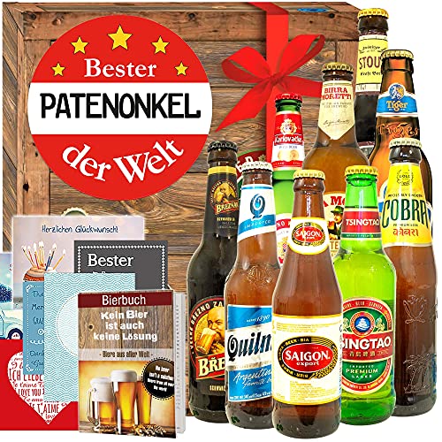 Bester Patenonkel - Biersorten aus aller Welt - Geschenk bester Onkel Bester Patenonkel - Biersorten aus aller Welt - Geschenk bester Onkel von ostprodukte-versand