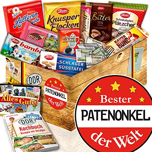 ostprodukte-versand Bester Patenonkel - DDR Paket mit Schokolade - Geschenkideen für Patenonkel von ostprodukte-versand