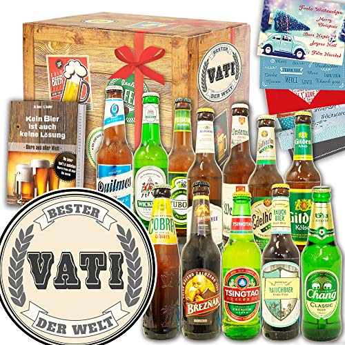 Bester Vati der Welt ++ Bier Geschenk Welt und DE ++ Geschenke für Vater von ostprodukte-versand