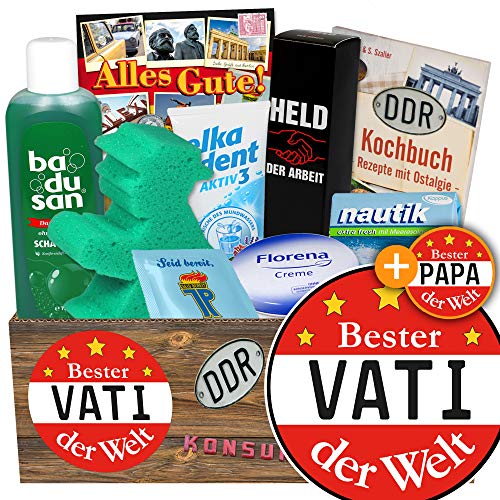 ostprodukte-versand Bester Vati Pflege Box DDR/Geschenkidee für Vati/Geschenk Geburtstag von ostprodukte-versand
