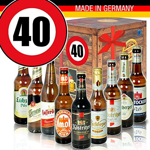 Bier Geschenk - Biersorten Ostdeutsch - Geburtstag 40 - Geschenk für Papa von ostprodukte-versand