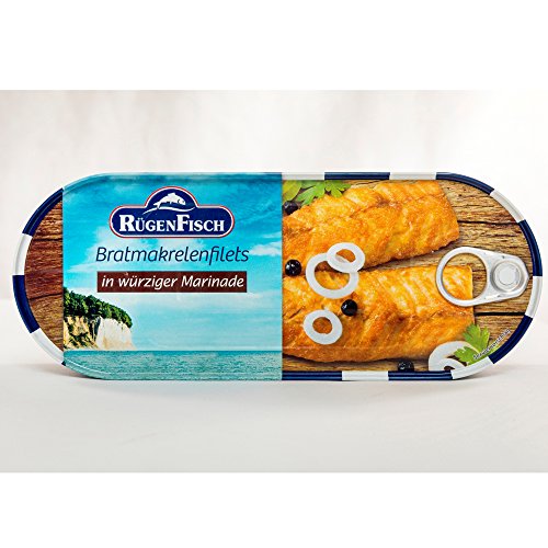 ostprodukte-versand Bratmakrelenfilets in würziger Marinade 500g Rügenfisch - DDR Ost-Produkte von ostprodukte-versand