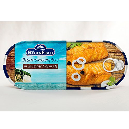 Bratmakrelenfilets in würziger Marinade 500g Rügenfisch - DDR Ost-Produkte Bratmakrelenfilets in würziger Marinade 500g Rügenfisch - DDR Ost-Produkte von ostprodukte-versand