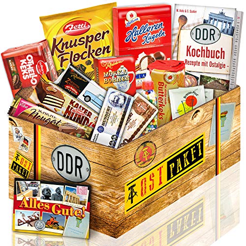 ostprodukte-versand DDR Paket mit Ost Süssigkeiten - Geburtstags Geschenke für Männer von ostprodukte-versand