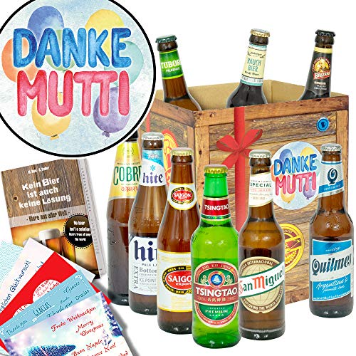 Danke Mutti/Geschenke Mutter Geburtstag/Bier aus aller Welt von ostprodukte-versand