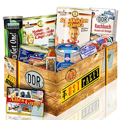 ostprodukte-versand Herzhafte DDR Geschenkbox für Männer - DDR Waren - Geschenkbox aus dem Osten von ostprodukte-versand