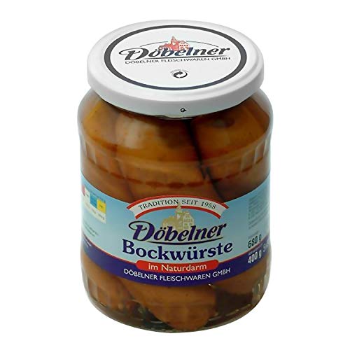 Döbelner Bockwürste im Naturdarm (5x80g) von ostprodukte-versand