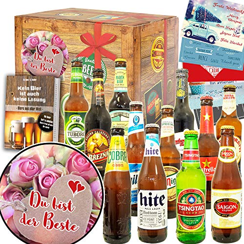 Du bist der Beste + 12 Biere aus D und aller Welt + Geschenkset beser Freund von ostprodukte-versand