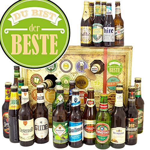 Du bist der Beste + Weihnachtskalender 2023 Bier + Biere der WELT & DEUTSCHLAND von ostprodukte-versand