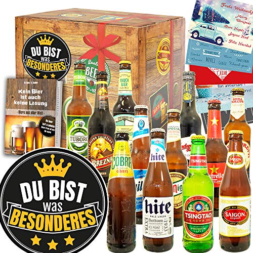 Du bist Besonders + 12 Biere aus aller Welt + Geschenk Idee Du bist Besonders + 12 Biere aus aller Welt + Geschenk Idee von ostprodukte-versand