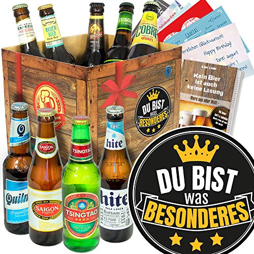 Du bist was Besonderes + Bierset aus aller Welt + Du bist besonders Geschenke Du bist was Besonderes + Bierset aus aller Welt + Du bist besonders Geschenke von ostprodukte-versand