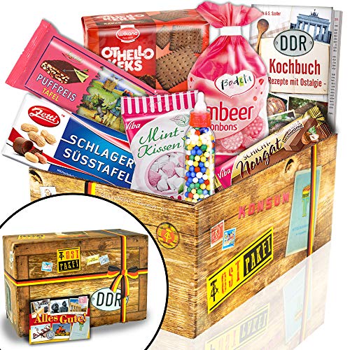 ostprodukte-versand Ostpaket mit DDR Waren/Süßigkeiten Box/Geschenkeset für Freundin Geburtstag von ostprodukte-versand