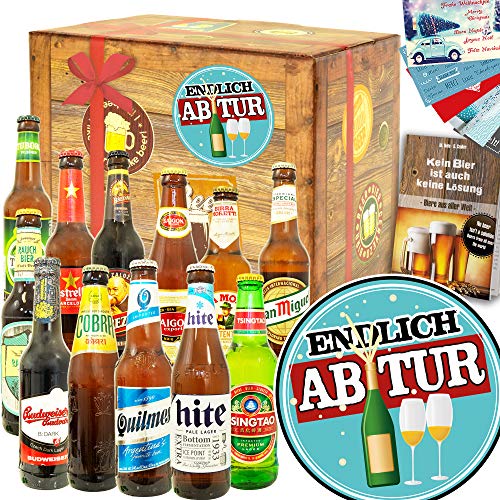 Endlich Abitur - abitur Geschenk - Bier Paket Welt von ostprodukte-versand