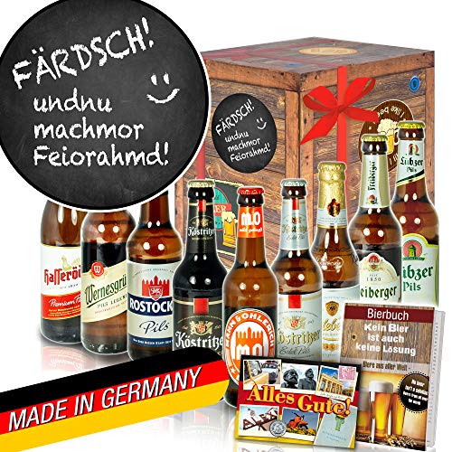 Feierabend ++ Bier Ostdeutschland ++ Geschenkidee mit Spruch von ostprodukte-versand