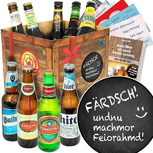 Feierabend - Biere aus aller Welt - Geschenkidee mit Spruch Feierabend - Biere aus aller Welt - Geschenkidee mit Spruch von ostprodukte-versand