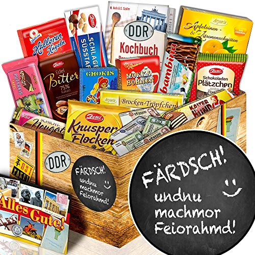 Feierabend - Geschenkidee mit Spruch - DDR Schokolade Box Feierabend - Geschenkidee mit Spruch - DDR Schokolade Box von ostprodukte-versand