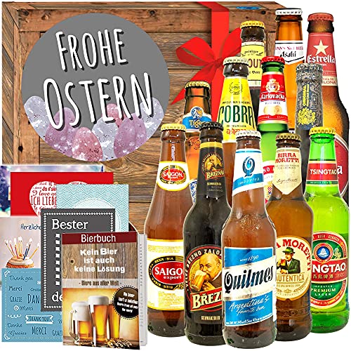 Frohe Ostern/Geschenke zu Ostern für Ihn/ 12x Biere der Welt von ostprodukte-versand