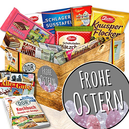 ostprodukte-versand Frohe Ostern - Geschenk Ostern Frau - Geschenk Schokoladebox von ostprodukte-versand