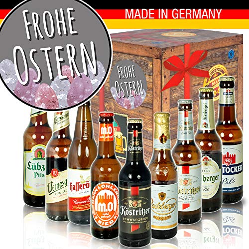 Frohe Ostern - Geschenke Ostern für Männer - Ostdeutsche Biersorten von ostprodukte-versand