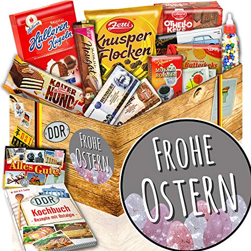 Frohe Ostern - Süßigkeiten Geschenkset L - süße Ostergeschenke von ostprodukte-versand