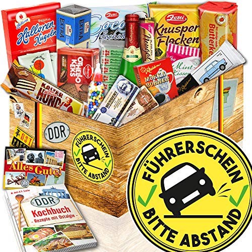 Führerschein + Süßes Ostpaket Geschenkset + Führerschein bestanden Geschenk Führerschein + Süßes Ostpaket Geschenkset + Führerschein bestanden Geschenk von ostprodukte-versand