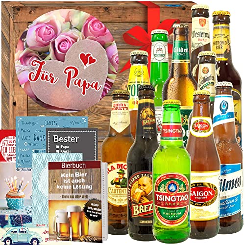 Für Papa ++ Geschenk 12x Bier Welt und DE ++ Geschenkidee Papa von ostprodukte-versand