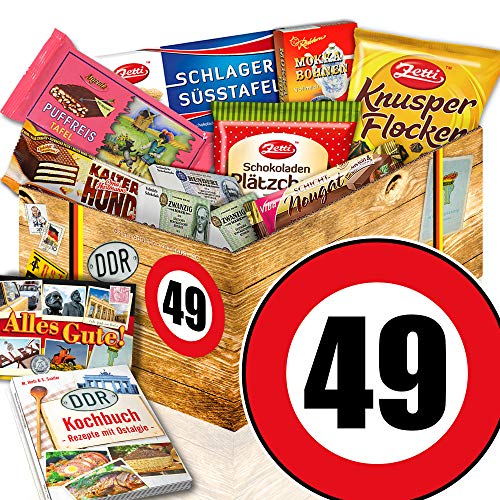 ostprodukte-versand Geschenk 49. Geburtstag/Schoko Geschenkbox DDR / 49 - Geburtstag Geschenk Frau von ostprodukte-versand