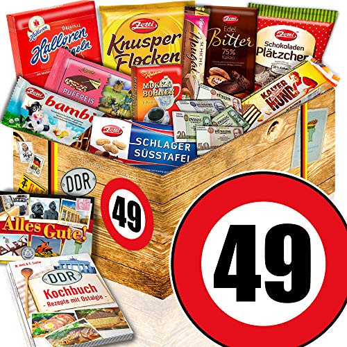 ostprodukte-versand Geschenk 49. Geburtstag - DDR Waren Schoko - Geschenk 49. Geburtstag Schokolade von ostprodukte-versand