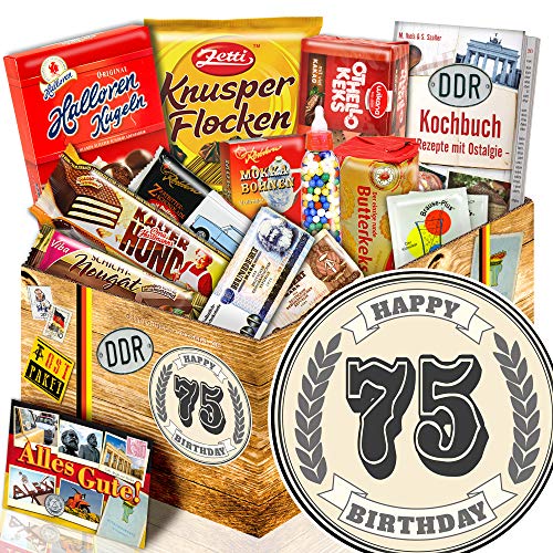 Geschenke 75. Geburtstag + Süße DDR Artikel + Geschenke 75 Geburtstag Mann von Ostprodukte-Versand.de