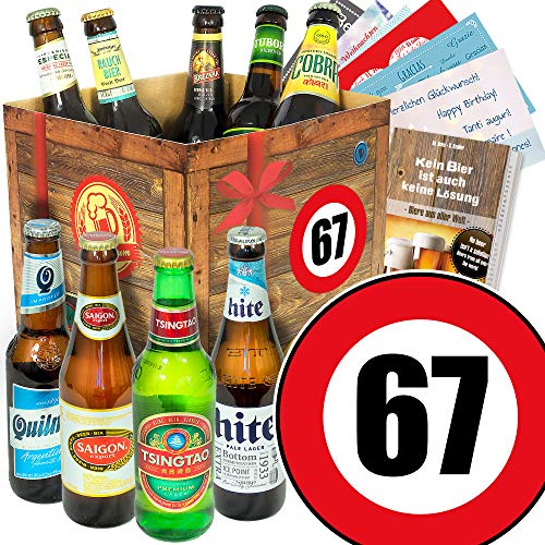 Geschenk zum 67. für Männer/Bierbox/Biere Welt Geschenk zum 67. für Männer/Bierbox/Biere Welt von ostprodukte-versand