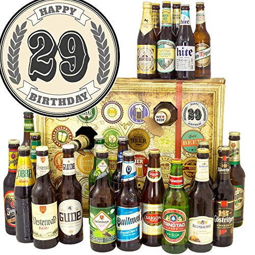 Geschenk zum 29. + Adventskalender 2023 Bier + 24 x Bier Welt und DE von ostprodukte-versand