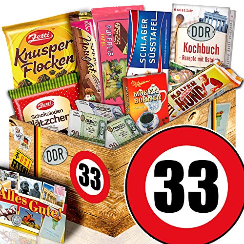 ostprodukte-versand Geschenk 33. Geburtstag/Ossi Paket/Geschenke zum 33 Geburtstag Frauen von ostprodukte-versand