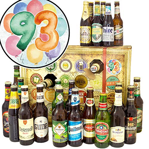 Geschenk zum 93. - Bier Weihnachtskalender 2024 2025-24 x Biere DE und Welt Geschenk zum 93. - Bier Weihnachtskalender 2024 2025-24 x Biere DE und Welt von ostprodukte-versand