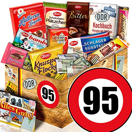 ostprodukte-versand Geschenk zum 95. Geburtstag - Schoko Nostalgiebox - Geschenke 95 Geburtstag von ostprodukte-versand
