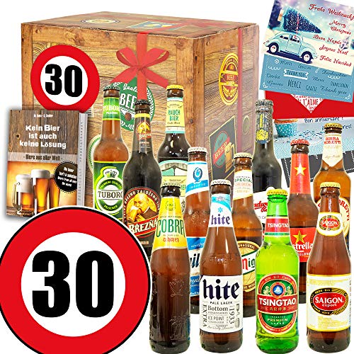 Geschenke 30. Geburtstag Frau / 12x Biere Welt/Geschenke Mann zum 30. von ostprodukte-versand