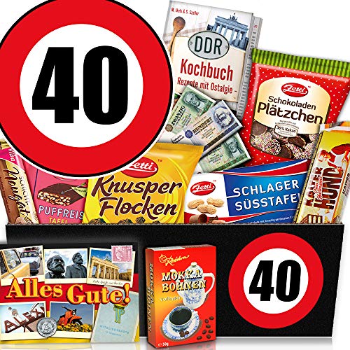 ostprodukte-versand Geschenke 40. Geburtstag/DDR Box Schoko/Geschenke 40er Geburtstag von ostprodukte-versand