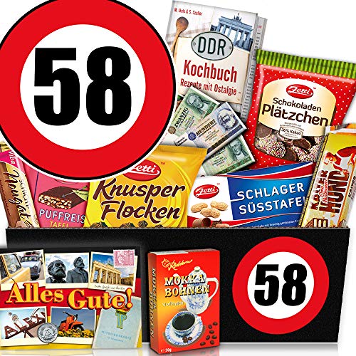 ostprodukte-versand Geschenke 58. Geburtstag/Schoko DDR Paket/besondere Geschenke 58 von ostprodukte-versand