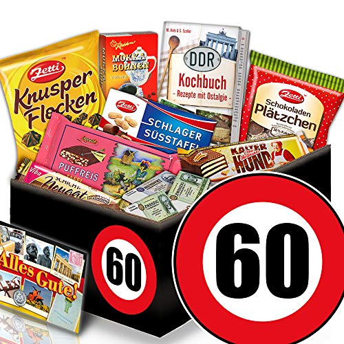ostprodukte-versand Geschenke 60. Geburtstag - Ostbox Schoko - Geschenke zum 60 Geburtstag Mann von ostprodukte-versand
