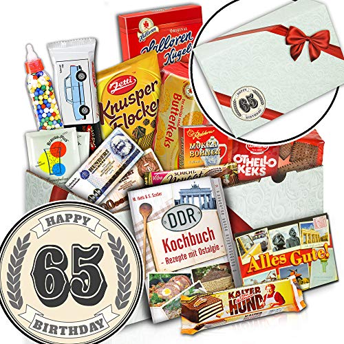 ostprodukte-versand Geschenke 65. Geburtstag - Süßes DDR Geschenk - Geschenke 65. Geburtstag Mutter von ostprodukte-versand