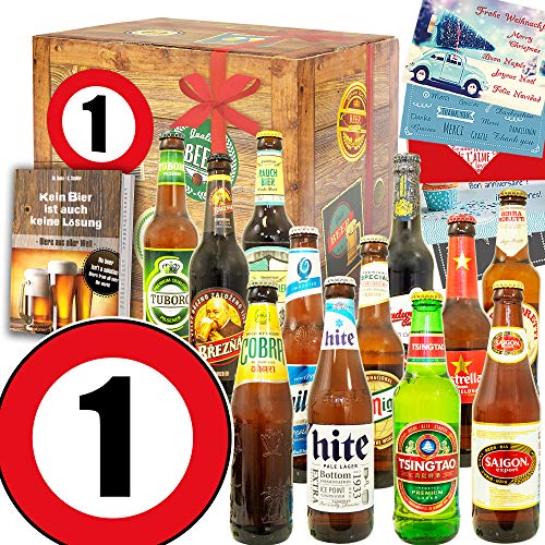 Geschenke zum 1. Hochzeitstag + 12 Biere aus aller Welt + 1. Jahrestag Geschenk von ostprodukte-versand