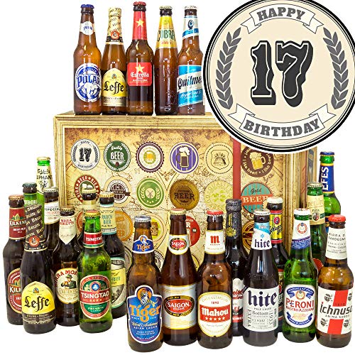 Geschenkeidee zum 17. + Bier aus aller Welt 24x + Bier Geschenkset + Weihnacht Kalender Bier 2024 2025 Geschenkeidee zum 17. + Bier aus aller Welt 24x + Bier Geschenkset + Weihnacht Kalender Bier 2024 2025 von ostprodukte-versand