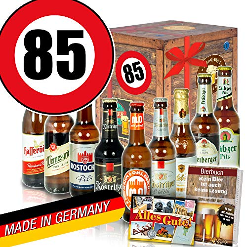 Geschenkideen Geburtstag - Ost-Deutsche Biere - Zahl 85 - Geschenk Idee Opa von ostprodukte-versand