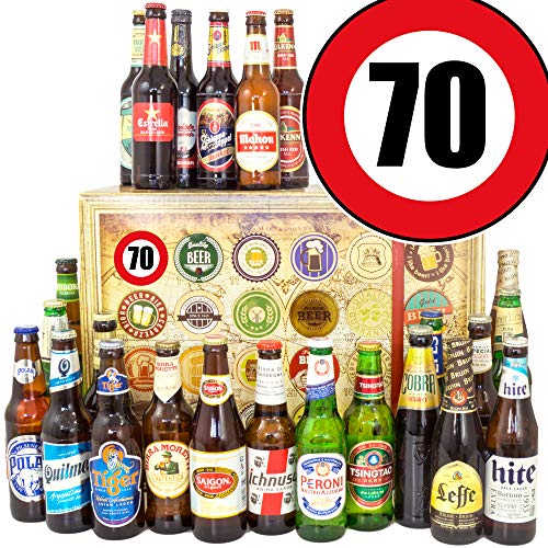 Geschenkideen für Männer zum 70. - Bier aus aller Welt 24x - Bier Set - Weihnachtskalender 2023 Bier von ostprodukte-versand