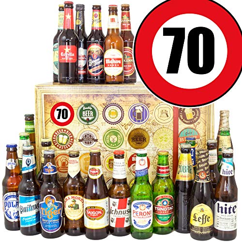 Geschenk für Männer zum 70. - Bier aus aller Welt 24x - Bier Set - Weihnachtskalender 2024 2025 Bier Geschenk für Männer zum 70. - Bier aus aller Welt 24x - Bier Set - Weihnachtskalender 2024 2025 Bier von ostprodukte-versand