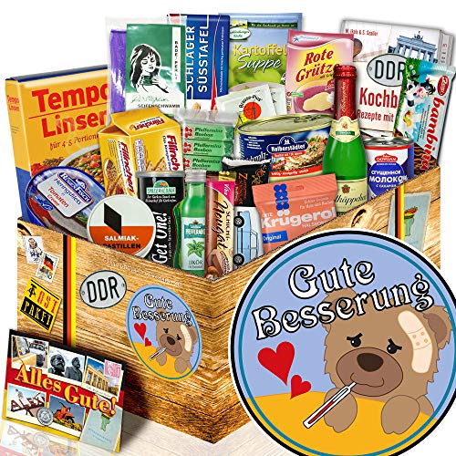 Gute Besserung - Geschenk für Sie gute Besserung - Ostalgie Set Spezialitäten Gute Besserung - Geschenk für Sie gute Besserung - Ostalgie Set Spezialitäten von ostprodukte-versand